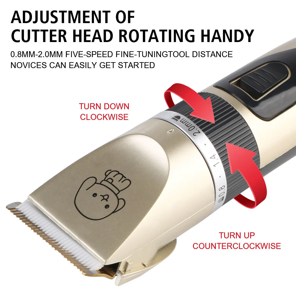 Pet Hair Clipper Haircut Trimmer Shaver Set For Rabbit Dog Cat Puppy