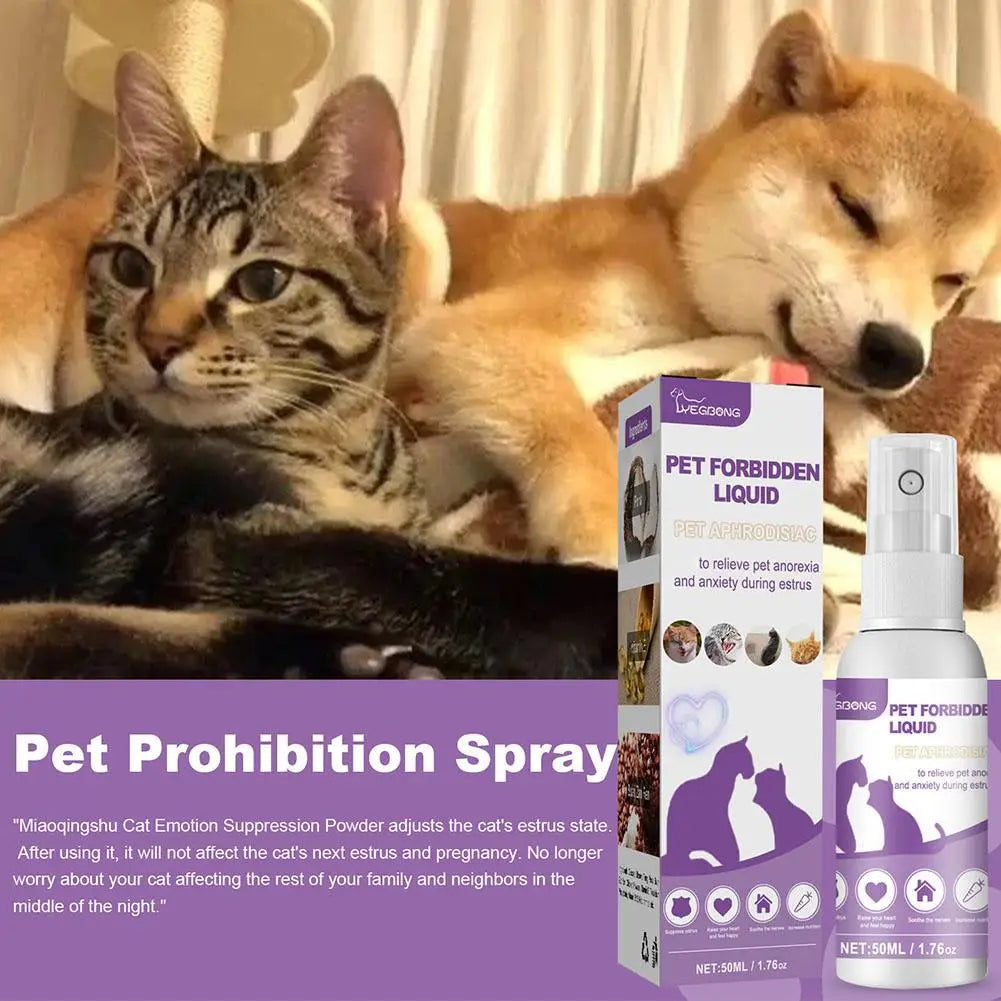 Pet Calming Spray Pet Supplies Pets Pheromone Calming Spray Improve Estrus Agitation