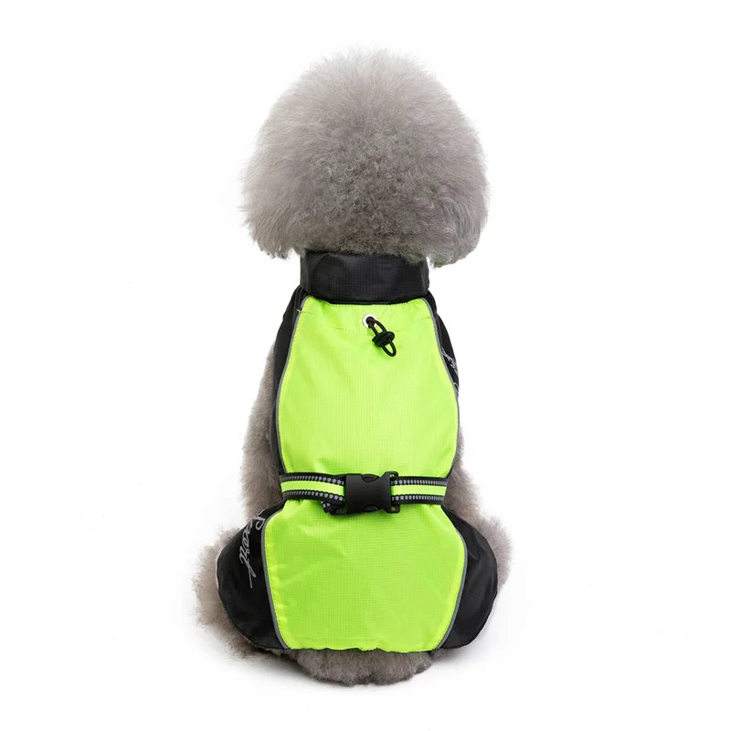 Pet Dog Clothes Mesh Dog Raincoat Waterproof Big Rain Coat Jacket For Small Medium Large Dogs