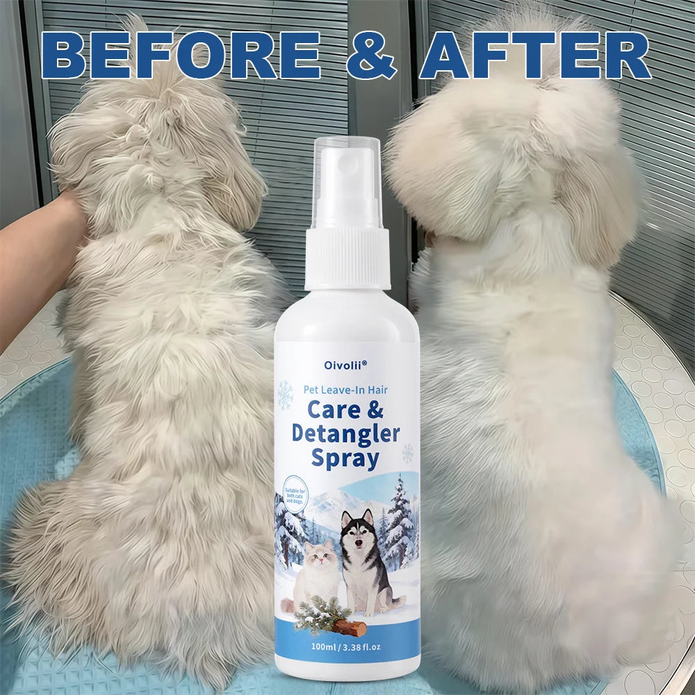 Oatmeal Aloe Pet Conditioner Smooths Prevents Tangling Moisturizing Formula