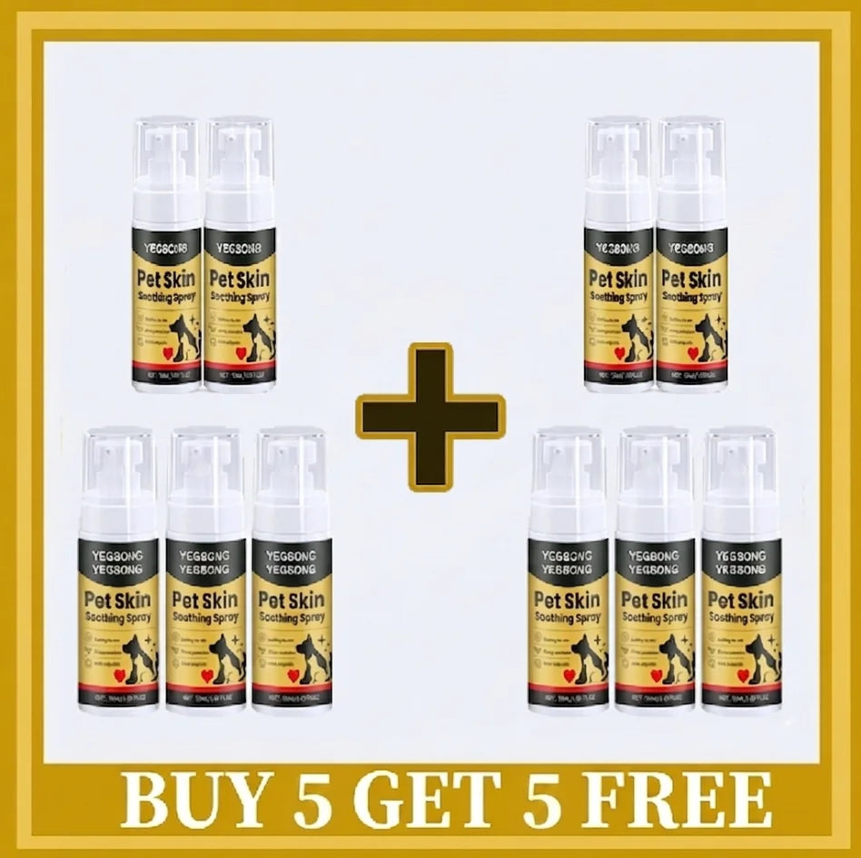 Pet Skin Care Spray Relieve Discomfort for Dogs Cat Flea Lice Control