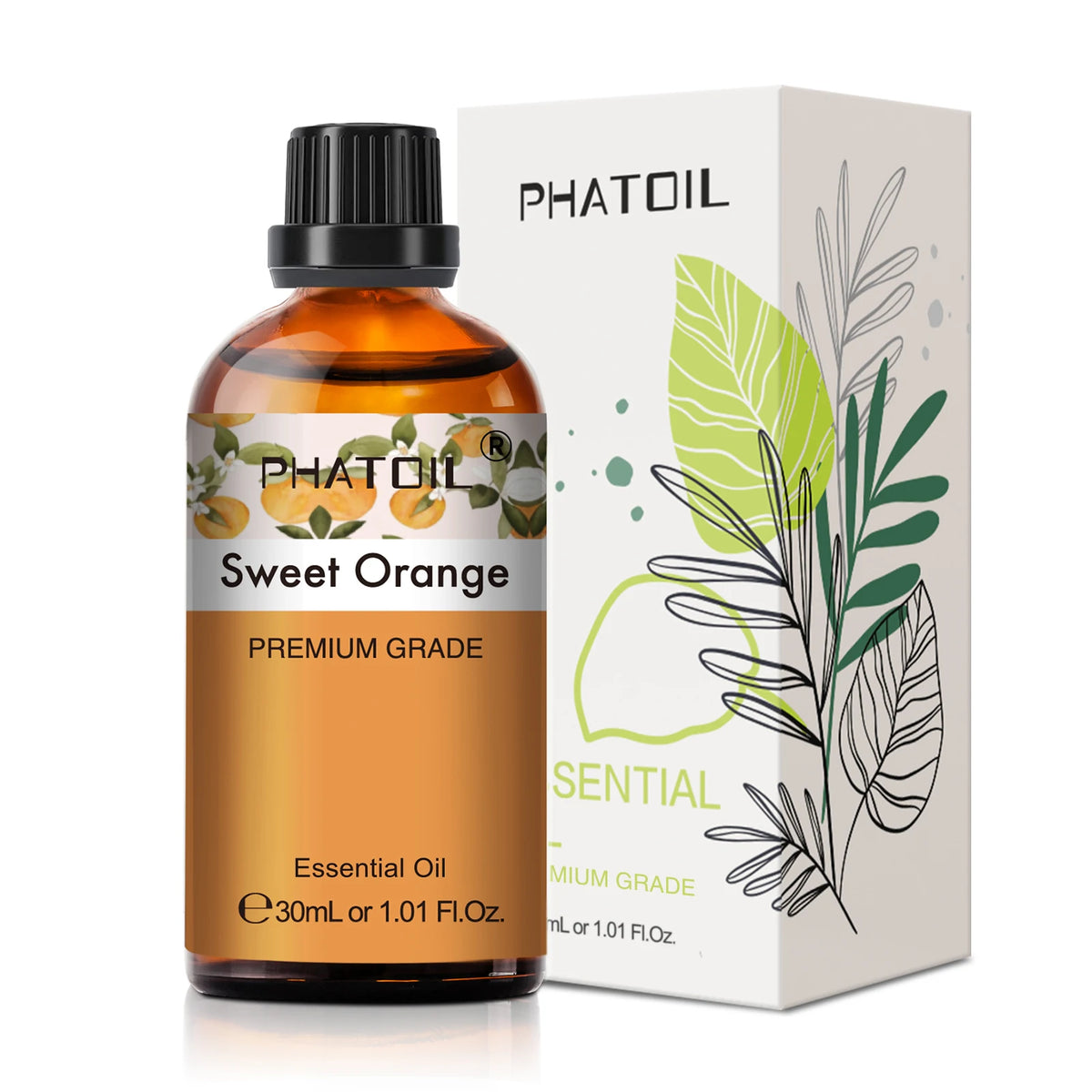 PHATOIL 1PCS Aromatherapy Essential Oil 30ml Lemon Eucalyptus Lavender