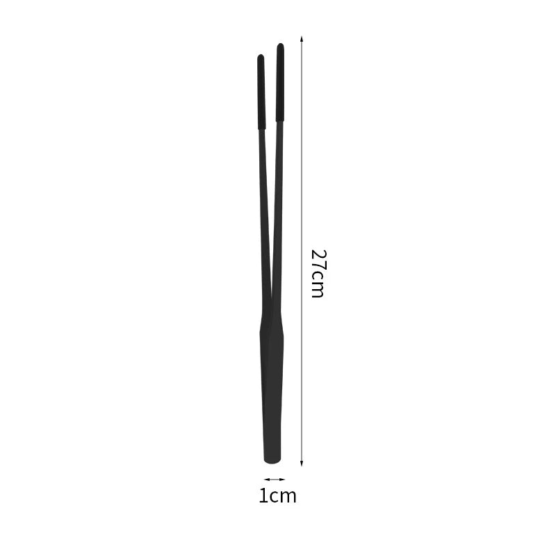 Reptile Feeding Tongs With Rubber Tip Stainless Steel Aquarium Tweezers Fish Tank Cleaning Tools Snakes Enclosure Accessories