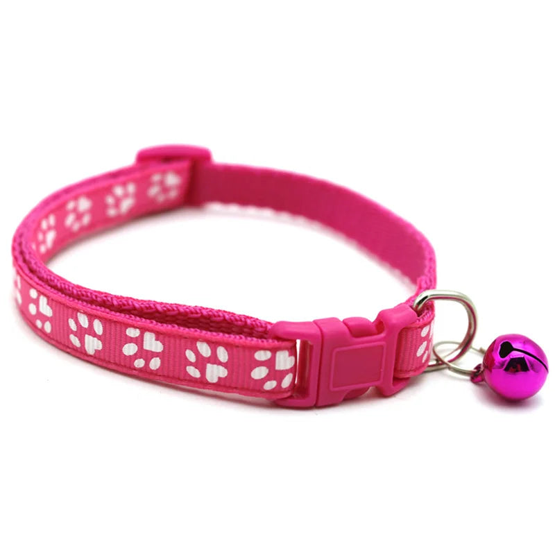 Wholesale Collars for Cat Collar With Bell Adjustable Necklace Cat Puppy Kitten Collar