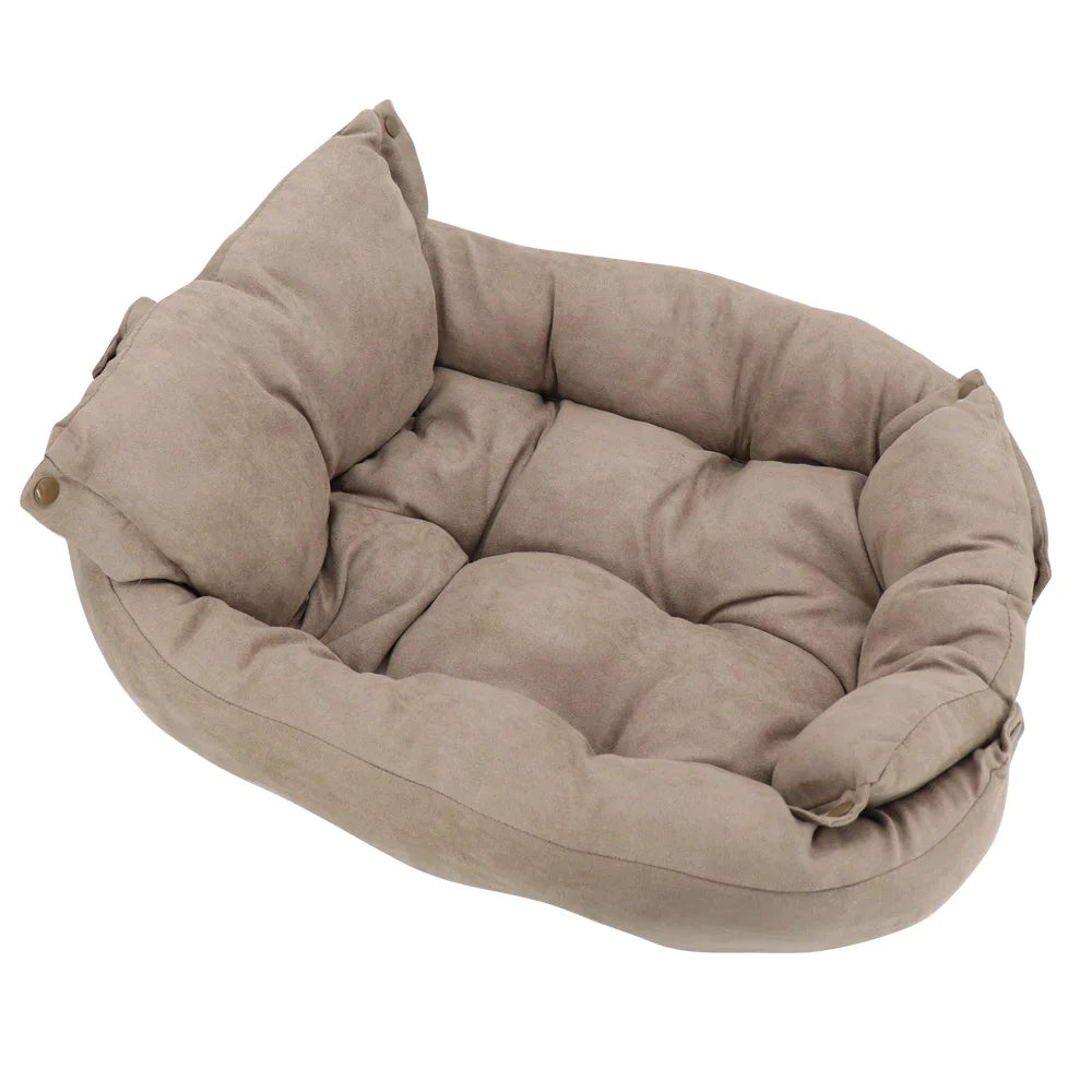 Warm Dog Sofa Bed Winter Pet Dog Cat Bed Sleeping House Kennel Mat