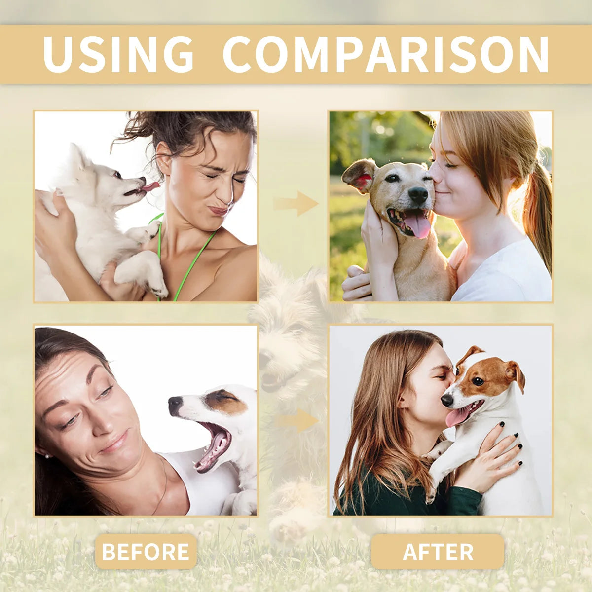 Pet Deodorizing Spray Coconut Scent 100ml Dog Cologne Long Lasting Fragrance