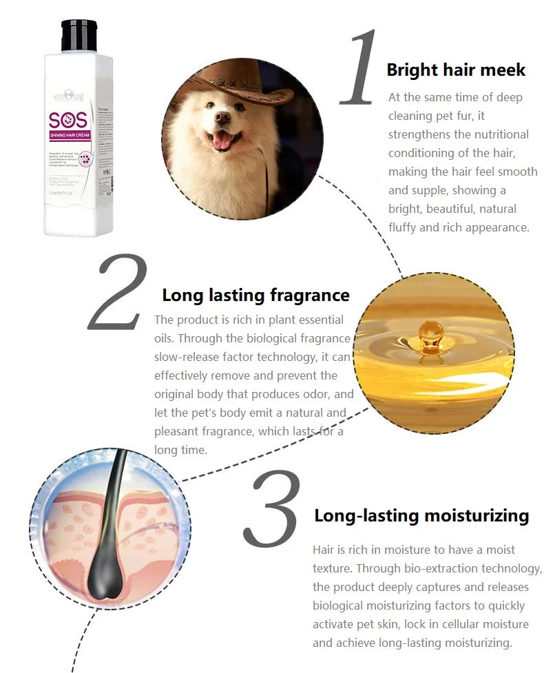 Pet Shower Gel for Puppy and Cat, Shower Soap, Soft Shampoo, Body Wash,