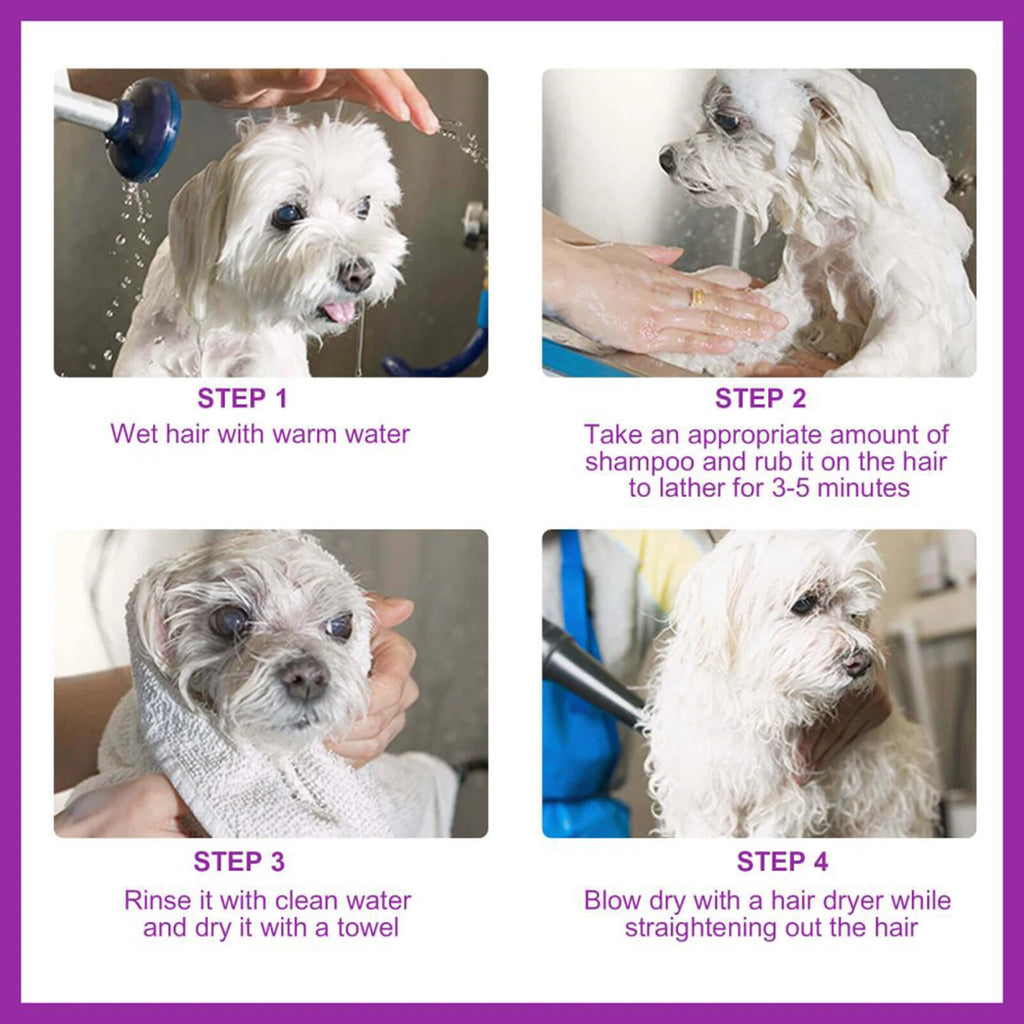 Puppy Kitten Shampoo PH Balanced Moisturizing Coat Anti Mite Flea Killer