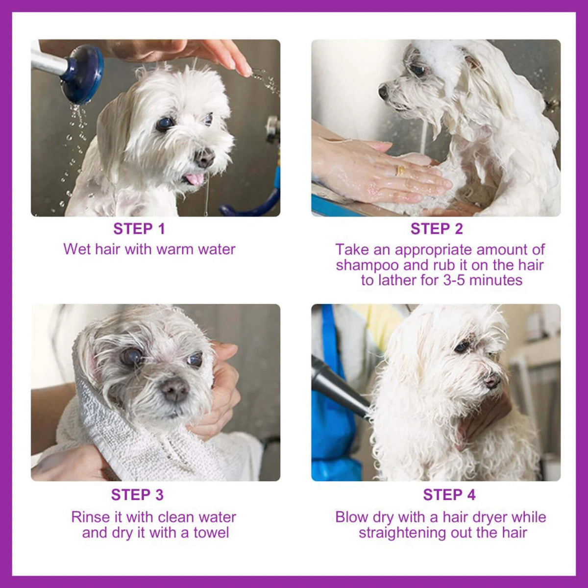 Puppy Kitten Shampoo PH Balanced Moisturizing Coat Anti Mite Flea Killer
