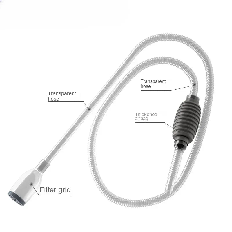 Large Fish Tank Aquarium Siphon Vacuum Gravel/Sand Washing and Water Change Cleaning Tool Kit with Extension Tube  fish tank