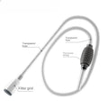 Large Fish Tank Aquarium Siphon Vacuum Gravel/Sand Washing and Water Change Cleaning Tool Kit with Extension Tube  fish tank