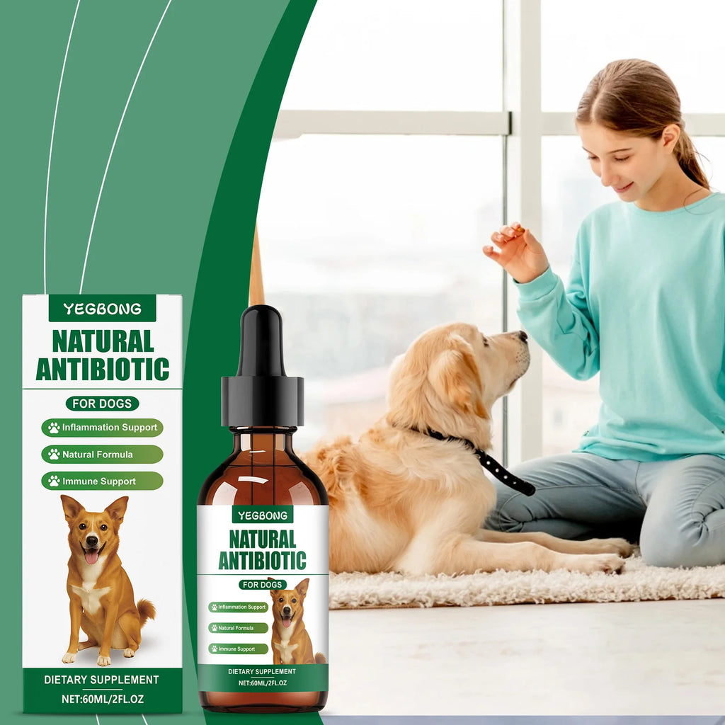 60ml Immune-Boosting Multivitamin Supplement for Dogs, Gentle Formula to Relieve Skin Discomfort