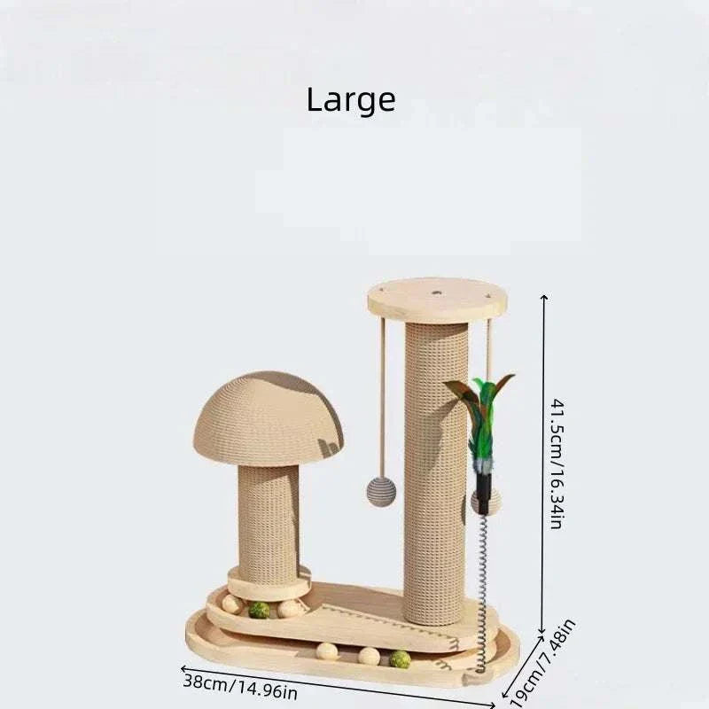 Interactive Cat Scratching Post