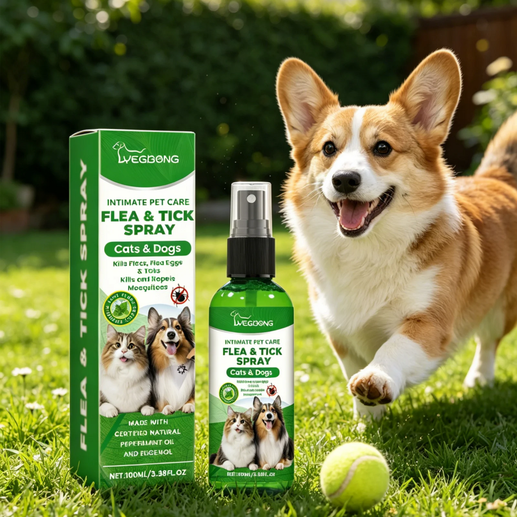 YEGBONG Flea Tick Spray Effective Insect Repellent Eliminate Odor Long Lasting