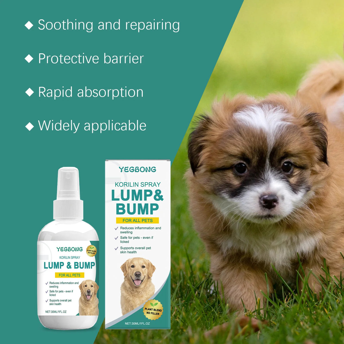 Pet Skin Soothing Spray Anti Itching Hypoallergenic Repair Relieve Scratching