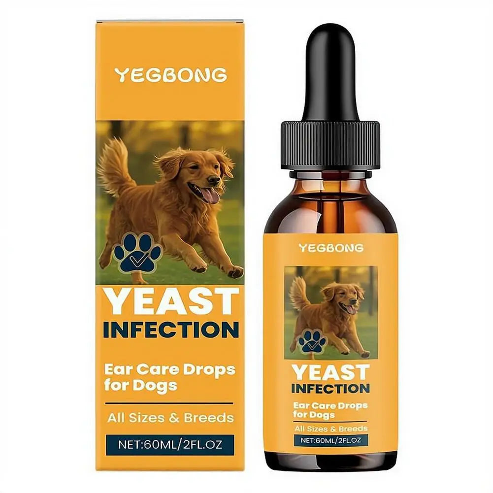 60ml Pet Ear Drops Dissolve Ear Wax Odor Remover