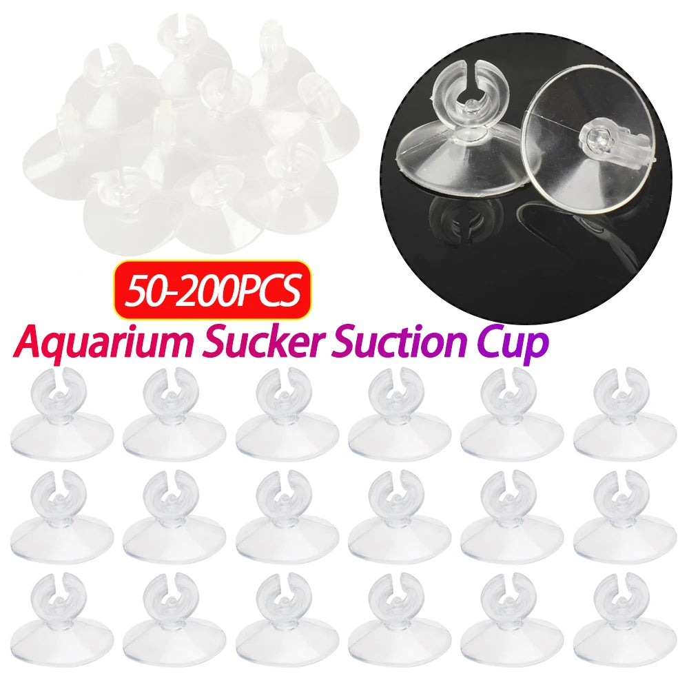 Pump Airline Tube Aquatic Pet Supplies Silicone Aquarium Sucker Suction Cup Holder Sucker for Fish Tank