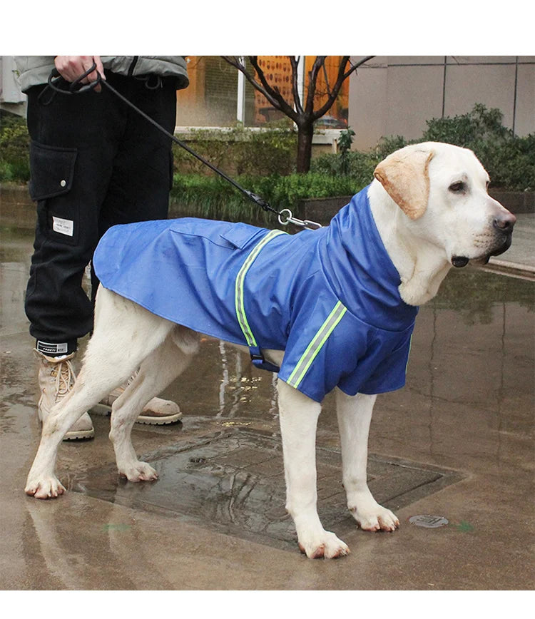 Large Dog Raincoat Corgi Cloak Style Puppy Waterproof Dog Clothes