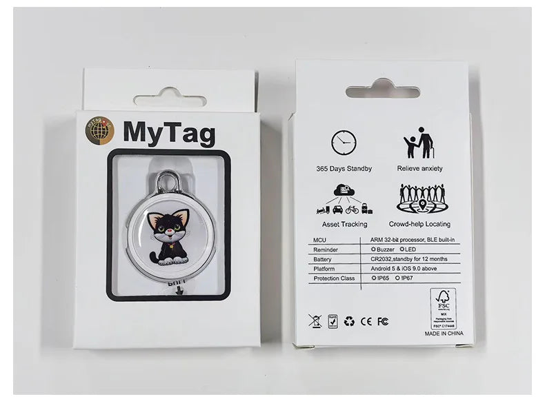 Pet Anti-Lost GPS Tracker Bluetooth-compatible Smart Wearable Waterproof