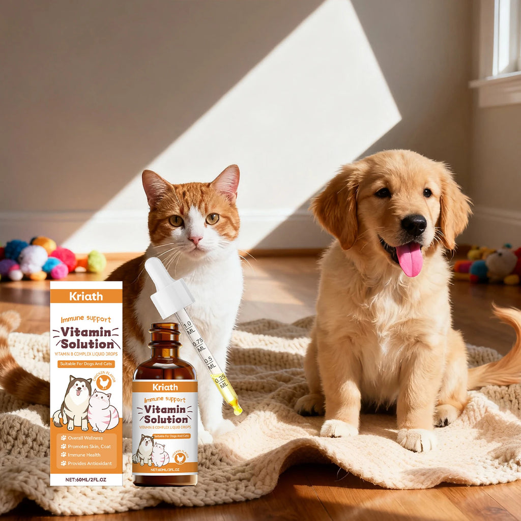 60ml Vitamins B Complex For Dogs Cats Immune Support Pet Body Care