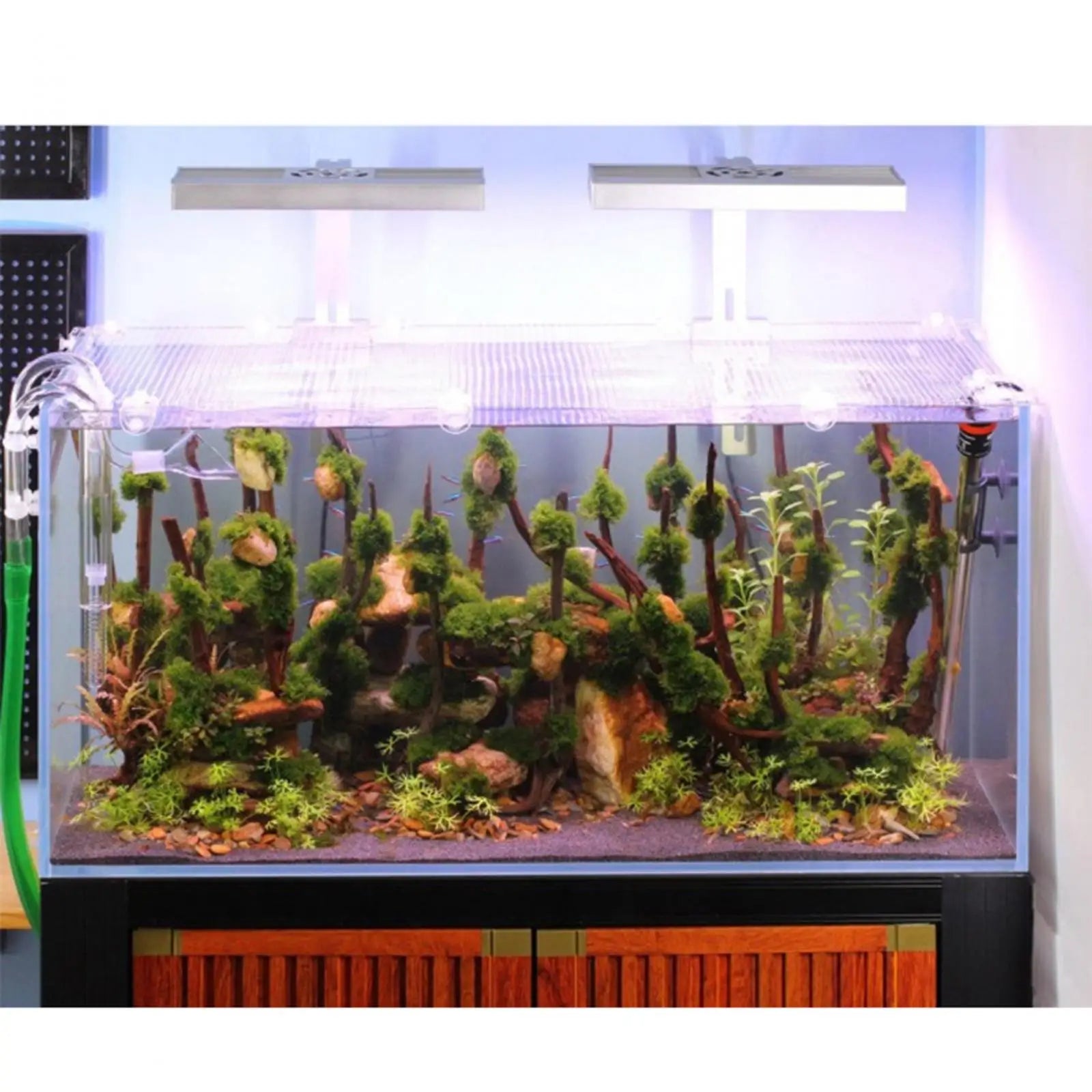 Aquarium Cover Fish Tank DIY Invisible Mesh Netting Multi Used Pet Netting Fence Durable Anti-Jumping Guard Aquarium Screen net