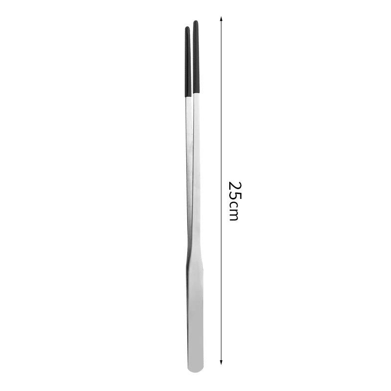 Reptile Feeding Tongs With Rubber Tip Stainless Steel Aquarium Tweezers Fish Tank Cleaning Tools Snakes Enclosure Accessories