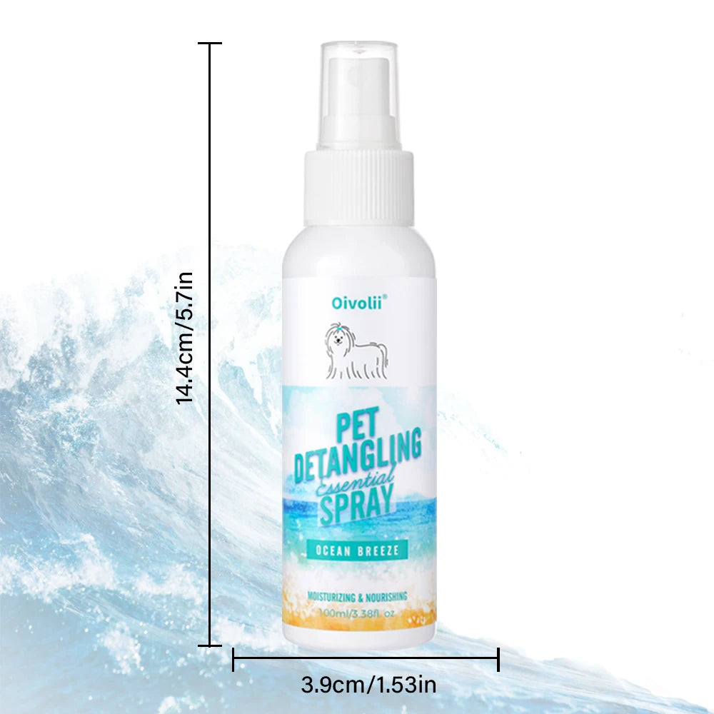 Oatmeal Aloe Pet Conditioner Smooths Prevents Tangling Moisturizing Formula