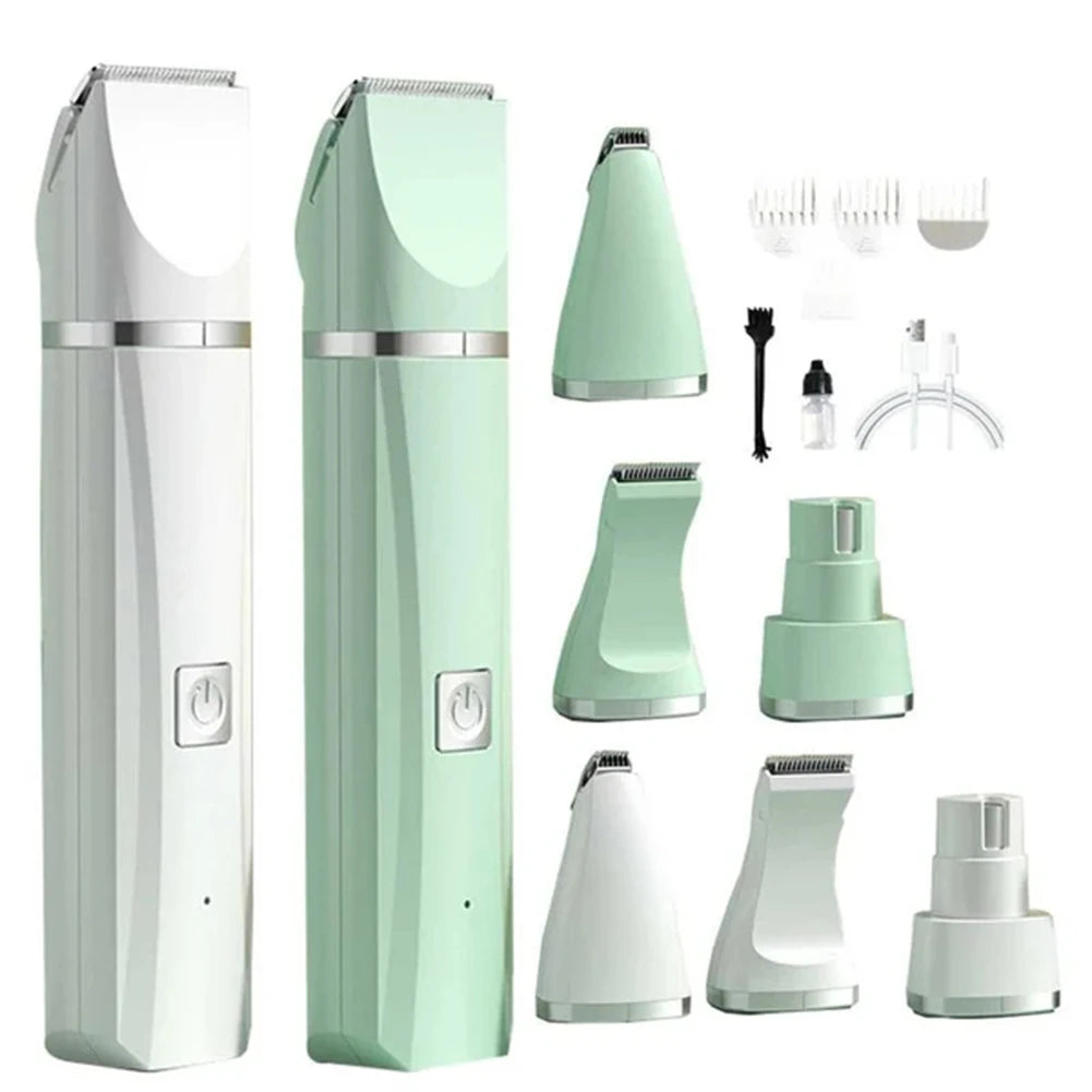 Professional 4-in-1 Electric Pet Grooming Tool Set Dog Hair Clippers