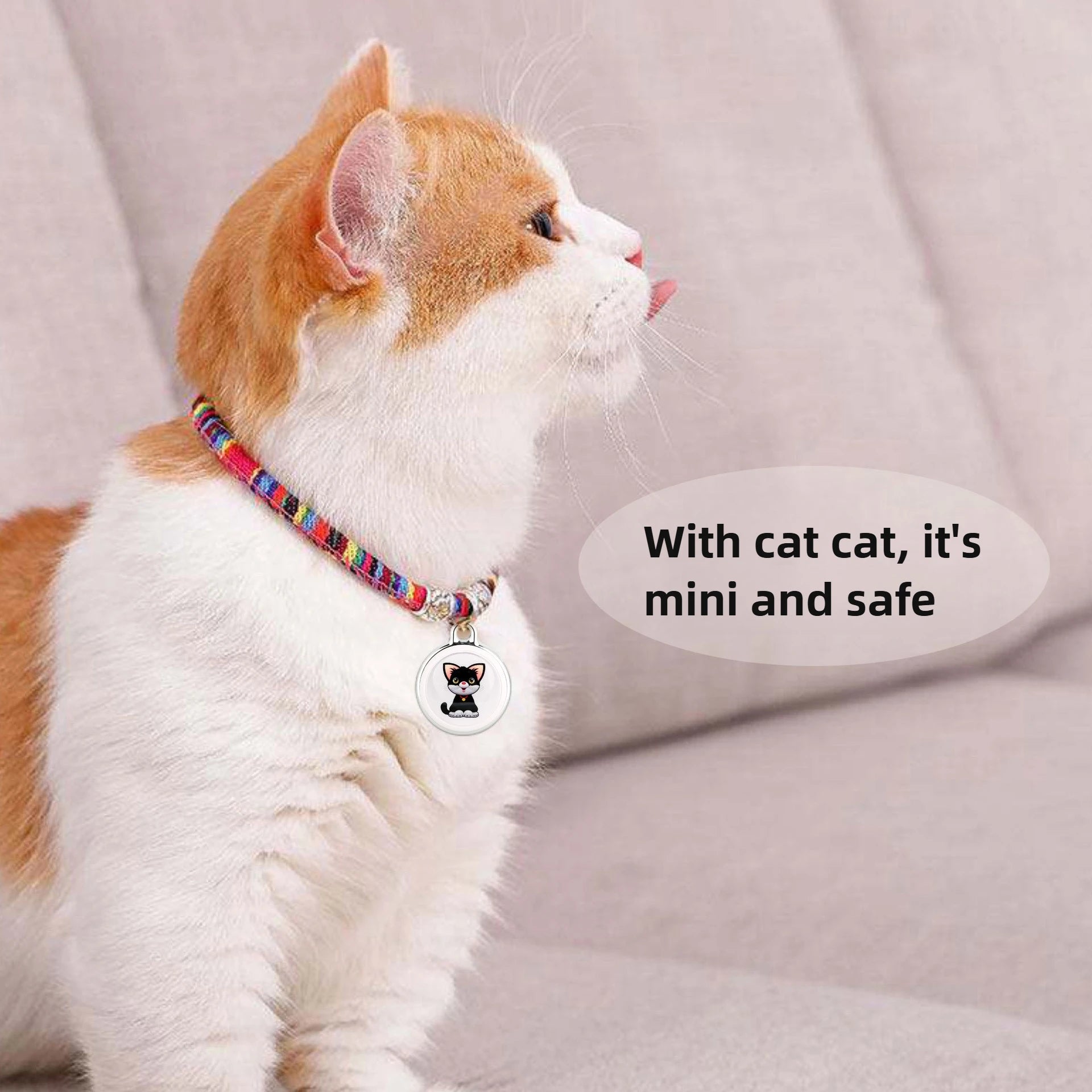 Pet Anti-Lost GPS Tracker Bluetooth-compatible Smart Wearable Waterproof