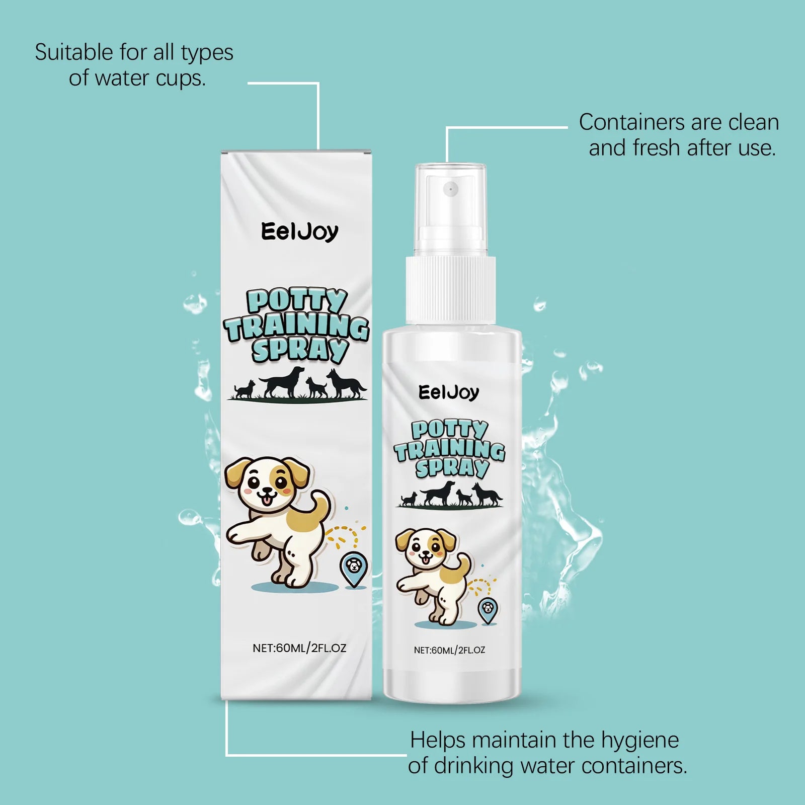 Pet Potty Training Spray Dog Attractant Puppy Behavior Training Potty Training Aid