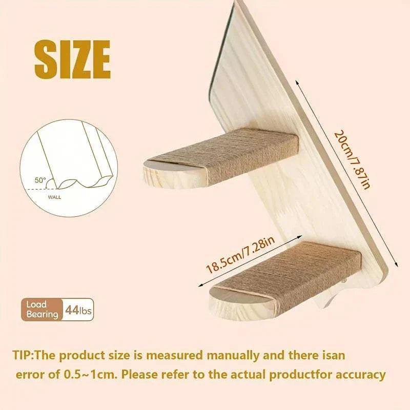 Wooden cat climbing frame