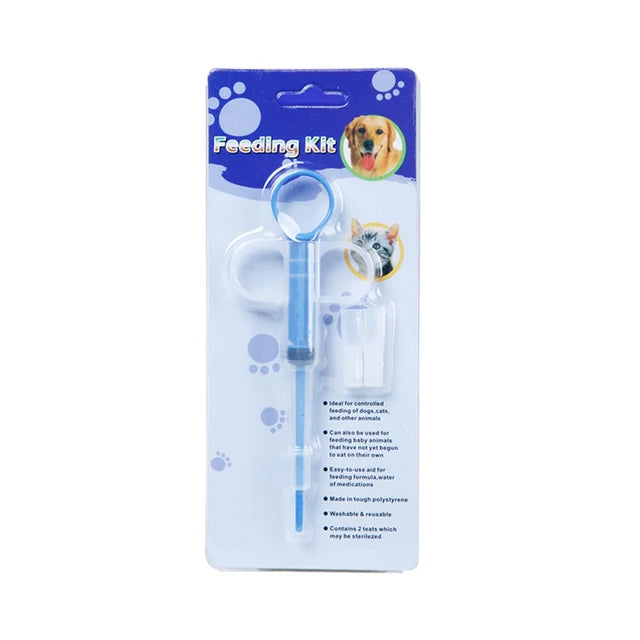 1PC Pet Propulsive Silicone Drug Feeder Tablet Liquid Comfortable Dog And Cat Universal Safe, Easy To Clean And Use Repeatedly