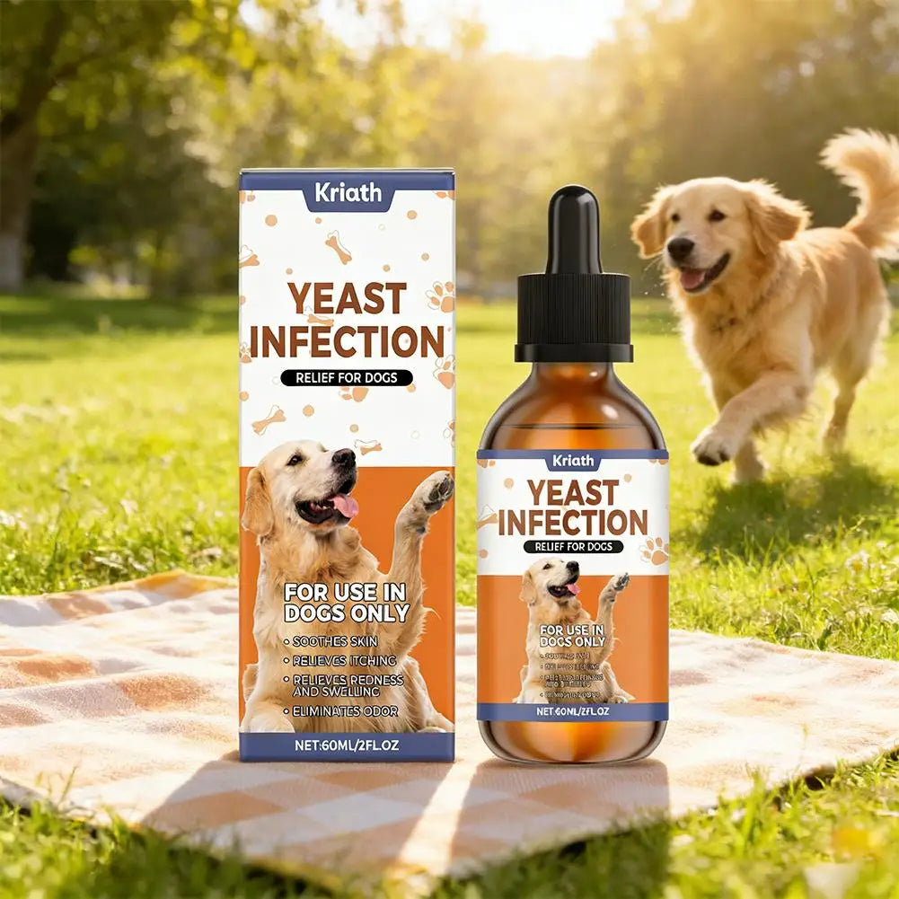 60ML 3kinds Dog Pet Drops Gentle Care Supplement To Maintain Healthy Coat and Skin