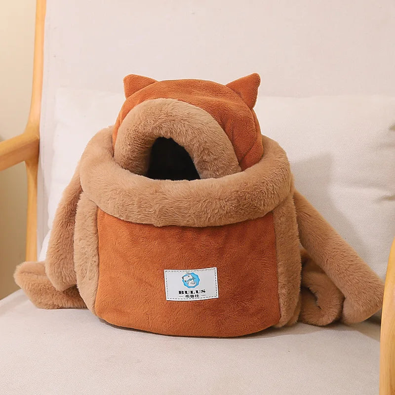Cat Backpack Carrier with Bed Portable Bubble Window Pet Carrier, Airline Approved Soft-Sided for Small Dog, Travel, Hiking