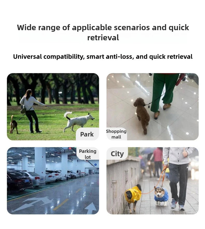 Pet Anti-Lost GPS Tracker Bluetooth-compatible Smart Wearable Waterproof