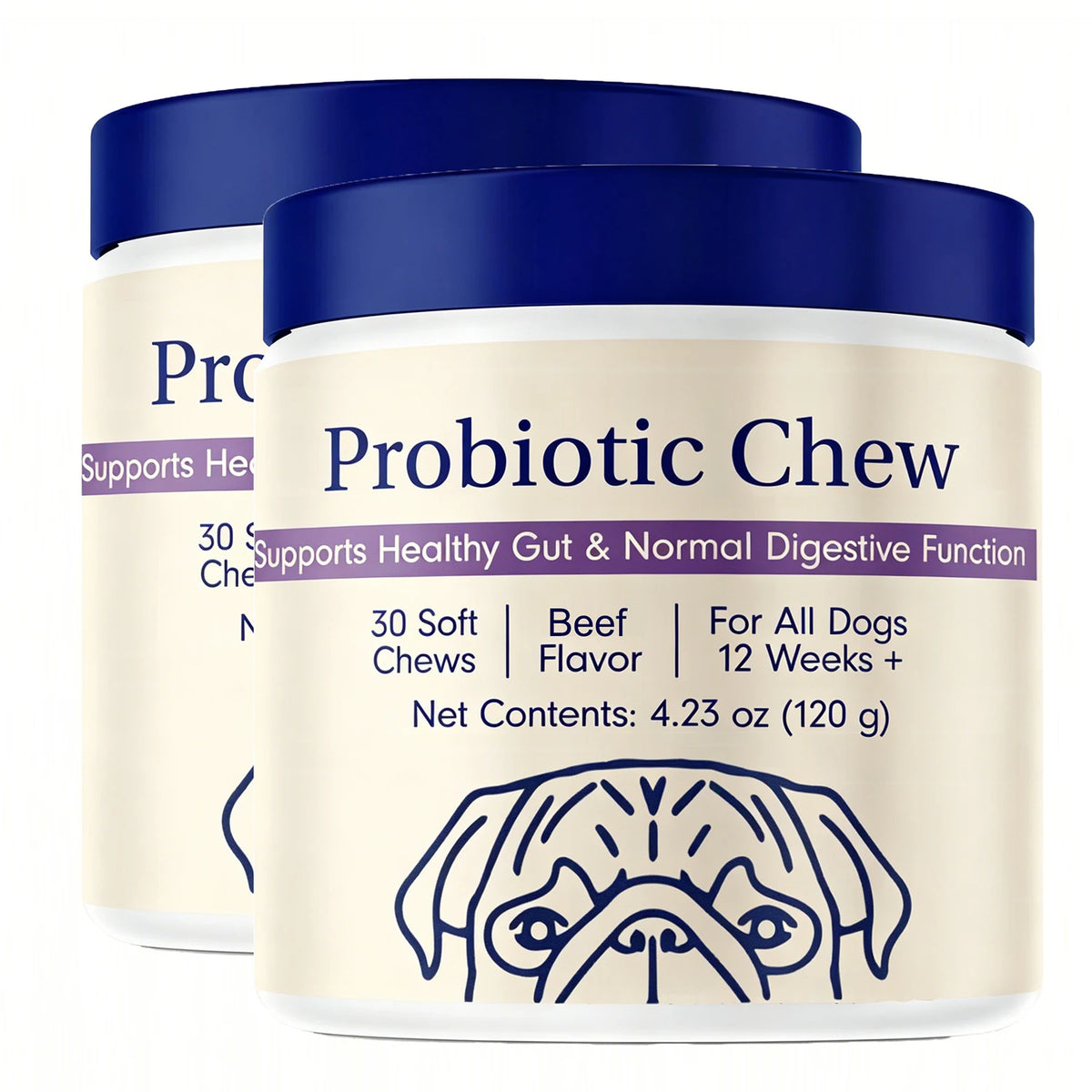 Dog Probiotics Chews - Dog Probiotics for Gut Health