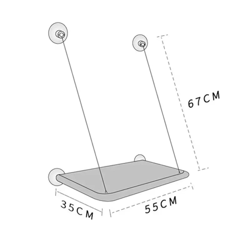 Winter Cat Window Hanging Hammock Bed Suction Cup Space Saving
