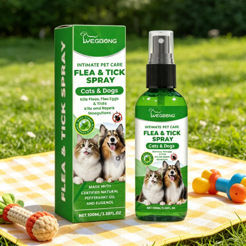 YEGBONG Flea Tick Spray Effective Insect Repellent Eliminate Odor Long Lasting