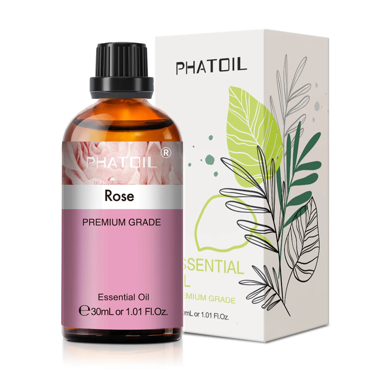 PHATOIL 1PCS Aromatherapy Essential Oil 30ml Lemon Eucalyptus Lavender