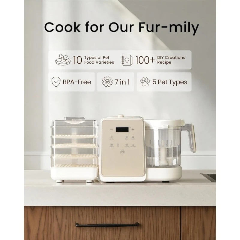 Pet Fresh Maker 7-in-1 Food Processor for Homemade Dog Treats DIY