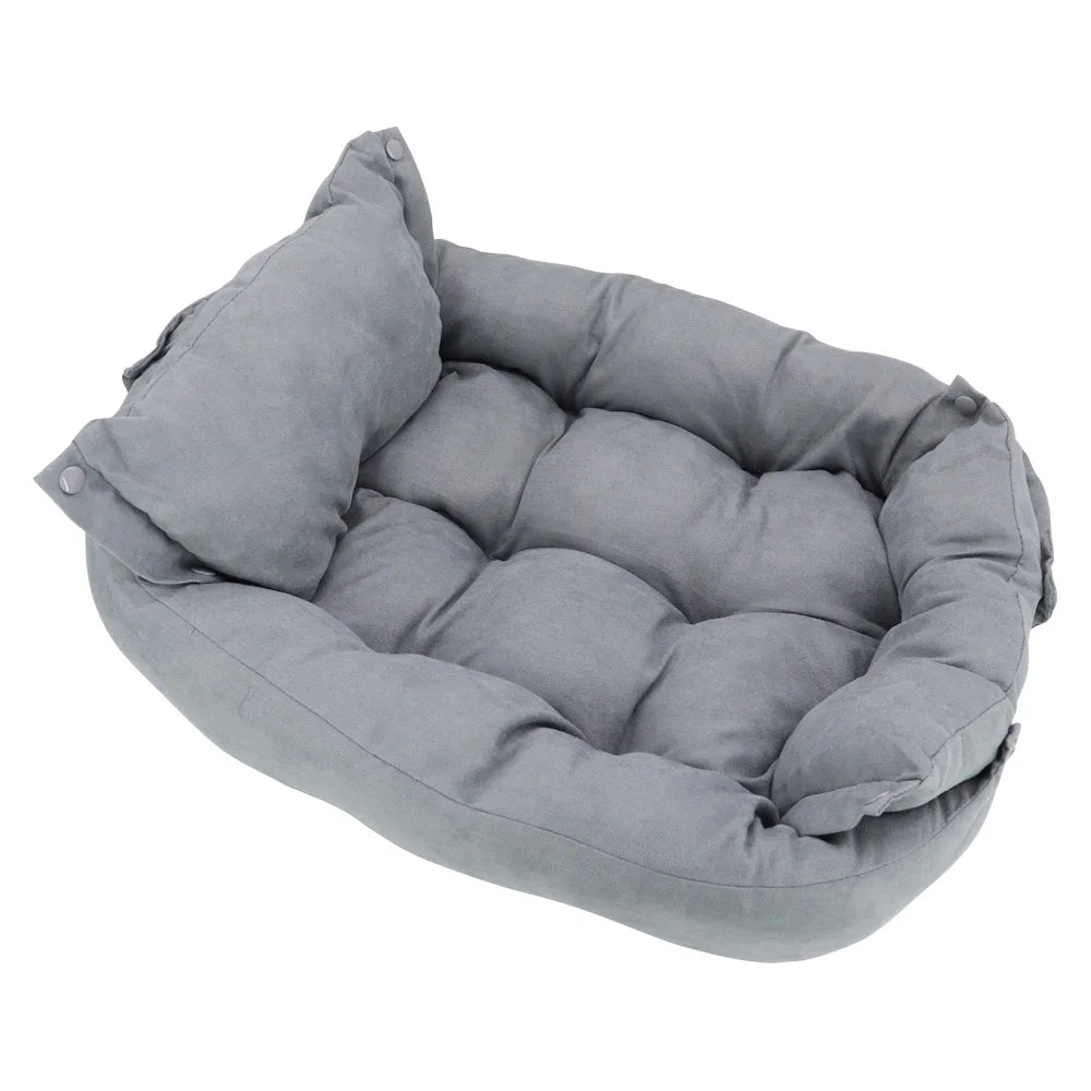 Warm Dog Sofa Bed Winter Pet Dog Cat Bed Sleeping House Kennel Mat