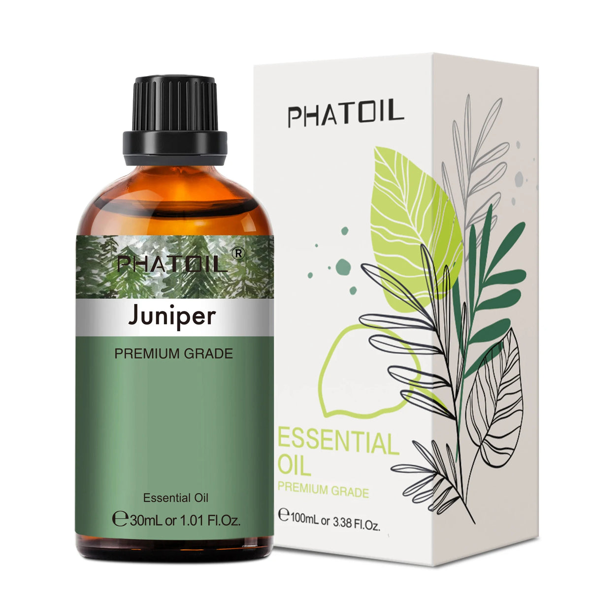 PHATOIL 1PCS Aromatherapy Essential Oil 30ml Lemon Eucalyptus Lavender