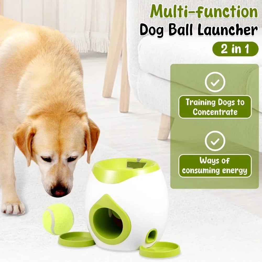 Pet Supplies 2 in 1 Pet Feeding Machine Interactive Toy Leak Food Reward Machine