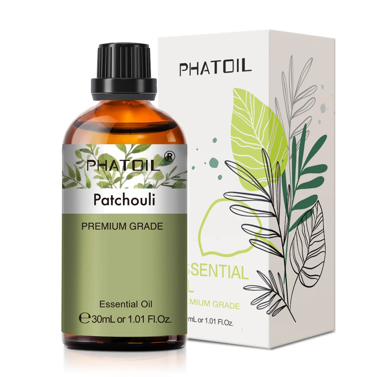 PHATOIL 1PCS Aromatherapy Essential Oil 30ml Lemon Eucalyptus Lavender