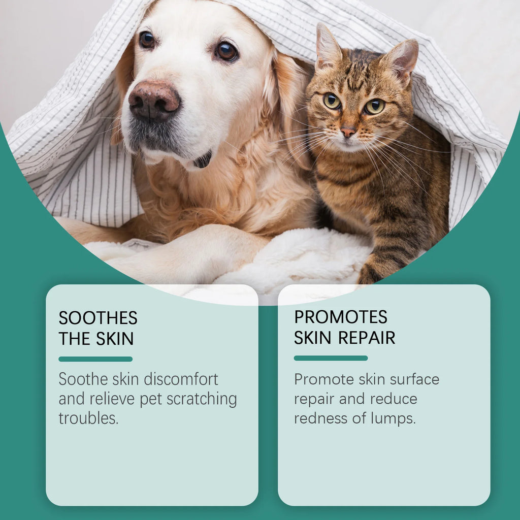 Pet Skin Soothing Spray Anti Itching Hypoallergenic Repair Relieve Scratching