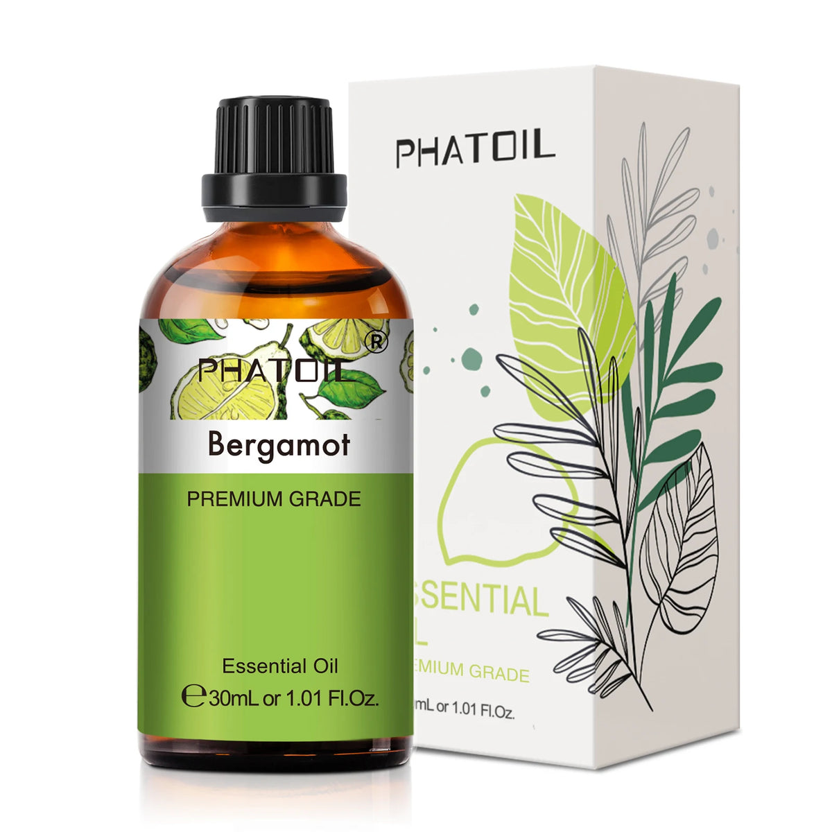 PHATOIL 1PCS Aromatherapy Essential Oil 30ml Lemon Eucalyptus Lavender