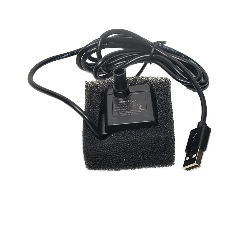 USB Water pumps mini DIY aquarium filter  Low Noise Brushless Motor Pump aquarium accessories Submersible Water cycle for pet