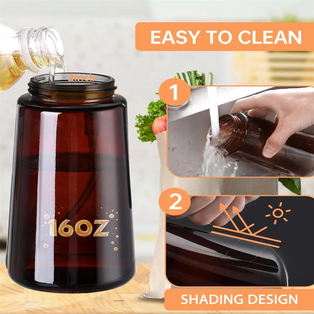 2-in-1 Glass Oil Dispenser & Sprayer