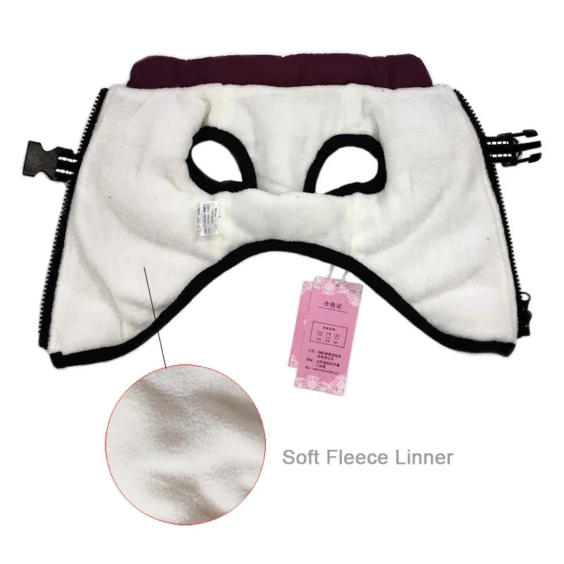 Waterproof Warm Dog Jacket Vest Winter Dog Clothes With Harness French-Bulldog