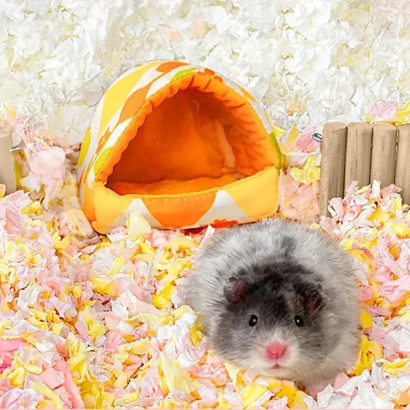 Gerbil Bedding Natural Hamster Fluff Pet Bedding Chinchilla Bedding Rabbits Paper Litter Small Animal Bedding Odor Control For